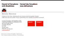 Tablet Screenshot of ccdonline.ca